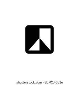 filter b and w Icon. Flat style design isolated on white background. Vector illustration