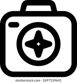 Filtrar, Filtrar de cámara, Filtrar de Fotografía Icono de contorno