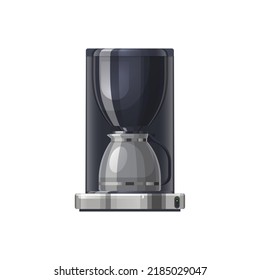 Filter coffee machine, vector icon or clipart.