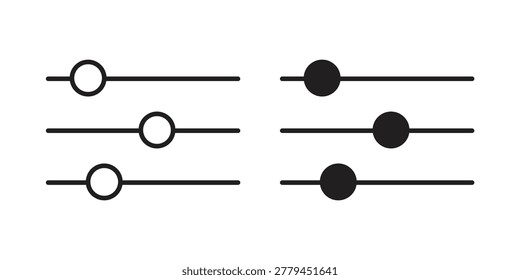 Filter Control icon for graphic and web projects