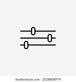 Filter Control icon in tree different line stroke sizes.