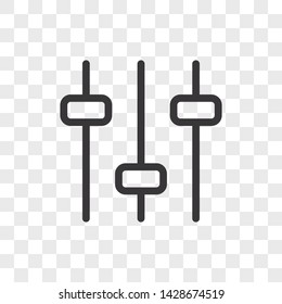 Filter control icon vector. Simple filter control sign in modern design style for web site and mobile app. EPS10