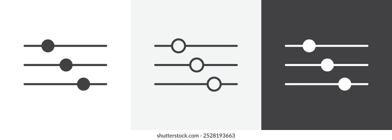 Filter Control icon.Trendy modern flat linear vector illustration on white background.