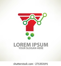 Filter design,logo template,clean vector