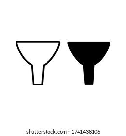 filter funnel icon vector design template. eps 10

