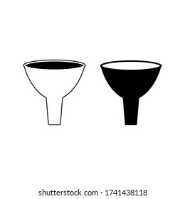 filter funnel icon vector design template. eps 10
