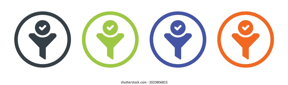 Filter, funnel icon vector illustration.