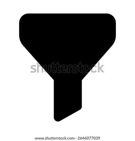 filter glyph icon editable vektor