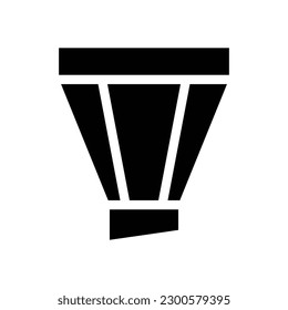 filter glyph icon illustration vector graphic
