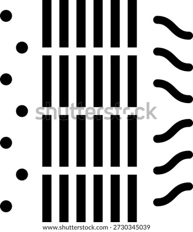 filter glyph icon illustration vector