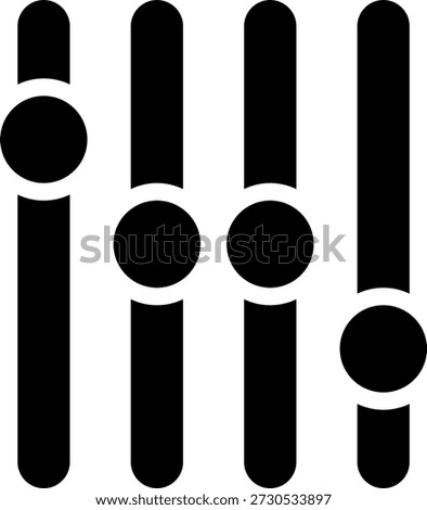 filter glyph icon illustration vector