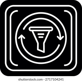 Filtrar Glyph Style Icon Design