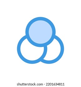 Filter Icon In Blue Style About Camera, Use For Website Mobile App Presentation