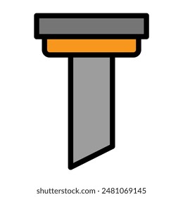 Icono de Filtrar color o logotipo ilustración contorno estilo negro