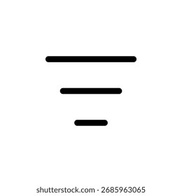 Filter Icon for Data and Sorting