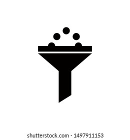 filter icon design template. Trendy style, vector eps 10