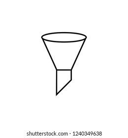filter icon. Element of simple icon. Thin line icon for website design and development, app development. Premium icon