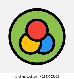 Filtern Sie das Symbol im vollen Zeilenstil über die Kamera, verwenden Sie die mobile App-Präsentation auf der Website