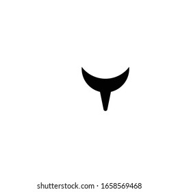 Icono de filtro. Símbolo de embudo. Elemento de diseño del logotipo