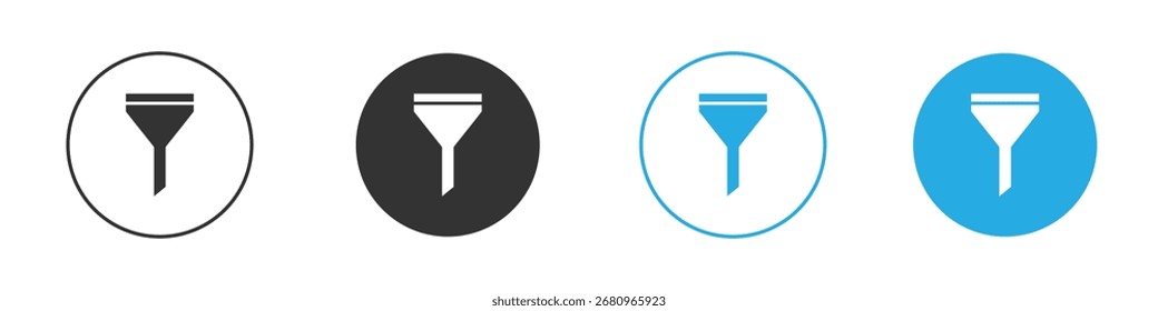 Filter icon. Graphic icon design template