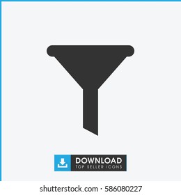 filter icon illustration isolated vector sign symbol