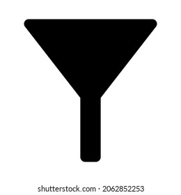 Filter icon isolated vector illustration. High quality black style vector icon