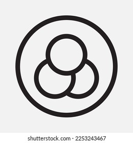 Filter icon in line style about camera, use for website mobile app presentation