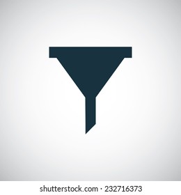 filter icon on white background 