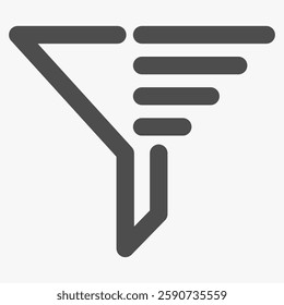 filter icon, online store icon, online retail