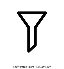 filter icon with outline style vector for your web design