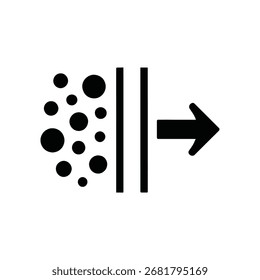 Filter icon. purification symbol. vector illustration