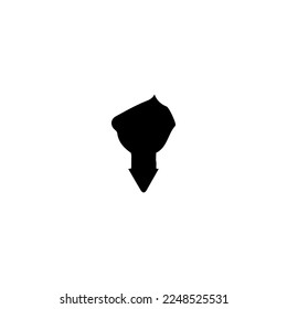 Filter icon. Simple style poster background symbol. Sort button. Filter brand logo design element. Filter t-shirt printing. vector for sticker.