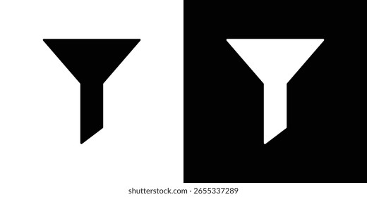 colección de símbolo de icono de Filtrar. Vector plano ilustración de stock.