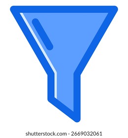 Symbol für Filter. Vektorgrafik.
