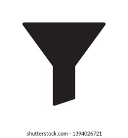 Filter icon in trendy flat style design. Vector graphic illustration. Filter symbol for website design, logo, app, and ui. Vector file. Pixel perfect. EPS 10.