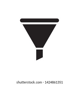 Filter icon in trendy flat style isolated on white background