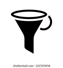 Filter icon. Trendy Filter logo concept on white background from User Interface and Web Navigation collection. Suitable for use on web apps, mobile apps and print media.