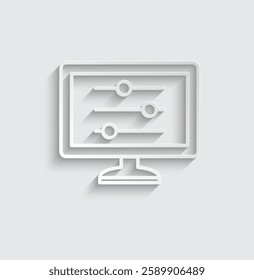 filter icon  vector contro sign	