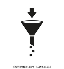 filter icon vector design illustration