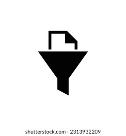 Diseño de vectores de iconos de filtro