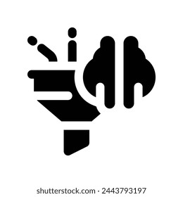 icono de filtro. icono de glifo vectorial para su sitio web, móvil, presentación y diseño de logotipo.