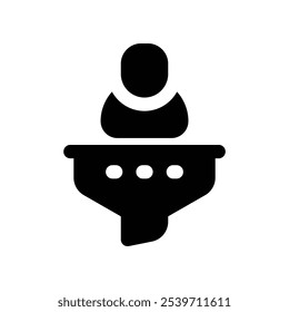 Filtersymbol. Vektorsymbol für Ihre Website, Ihr Handy, Ihre Präsentation und Ihr Logo-Design.