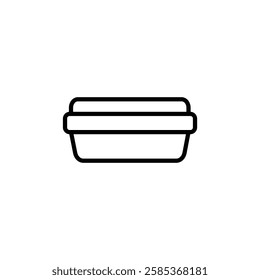 filter icon Vector illustration in black