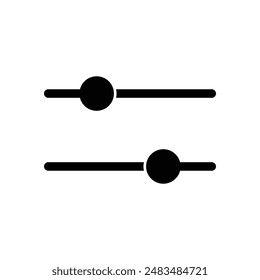 filter icon vector sign on transparent background