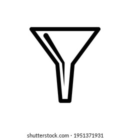 Filtern Sie das Vektorsymbol und Symbole.