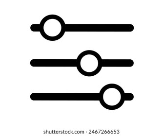 filter icon vector with simple design.customization icon