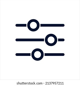 Filter icon vector symbol design illustration