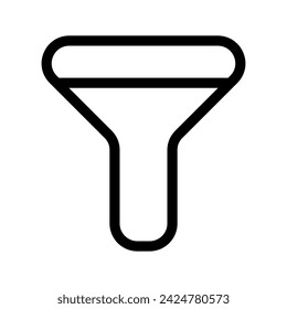Icono de filtro Vector Símbolo Diseño Ilustración