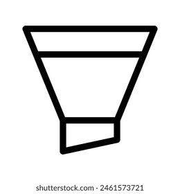 Ilustración de diseño de símbolos de Vector de iconos de Filtrar