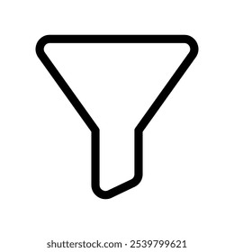 Filter Icon Vector Symbol Design Illustration